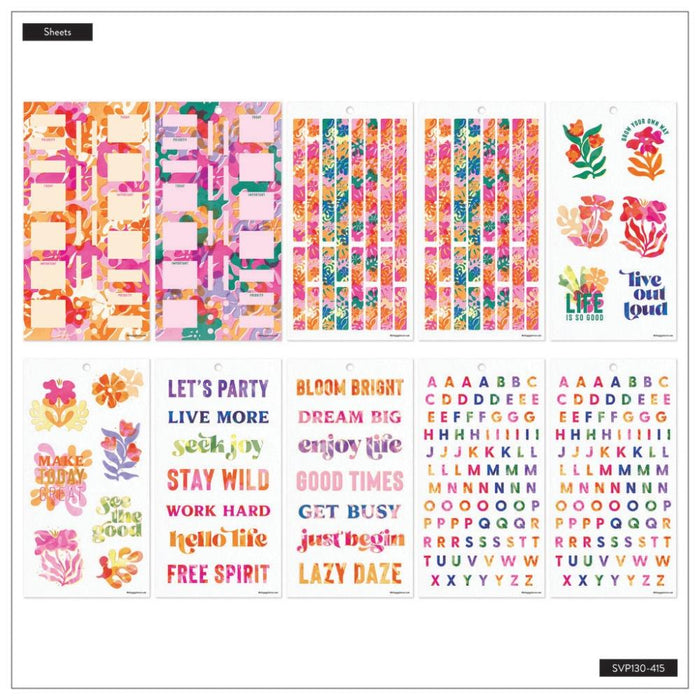 Me & My Big Ideas Happy Planner Sticker Value Pack - Vivid Tropics