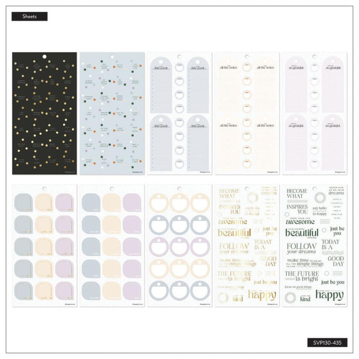 Me & My Big Ideas Happy Planner Sticker Value Pack - Mauve & Moss