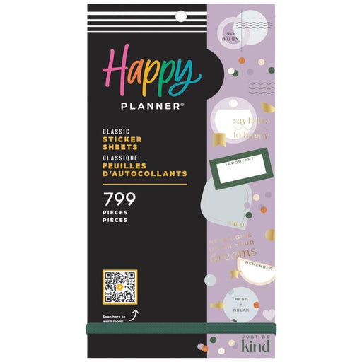 Me & My Big Ideas Happy Planner Sticker Value Pack - Mauve & Moss