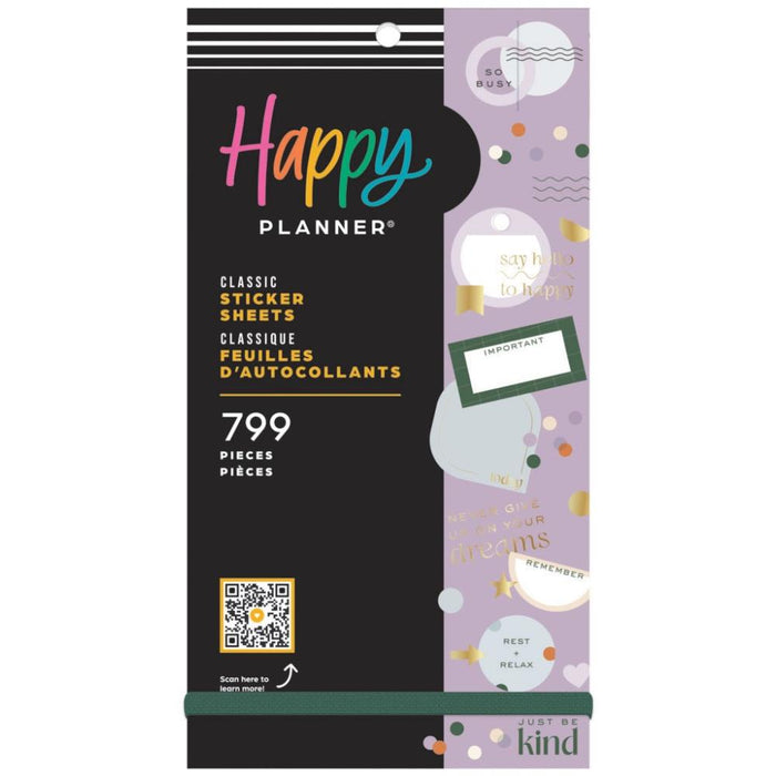 Me & My Big Ideas Happy Planner Sticker Value Pack - Mauve & Moss