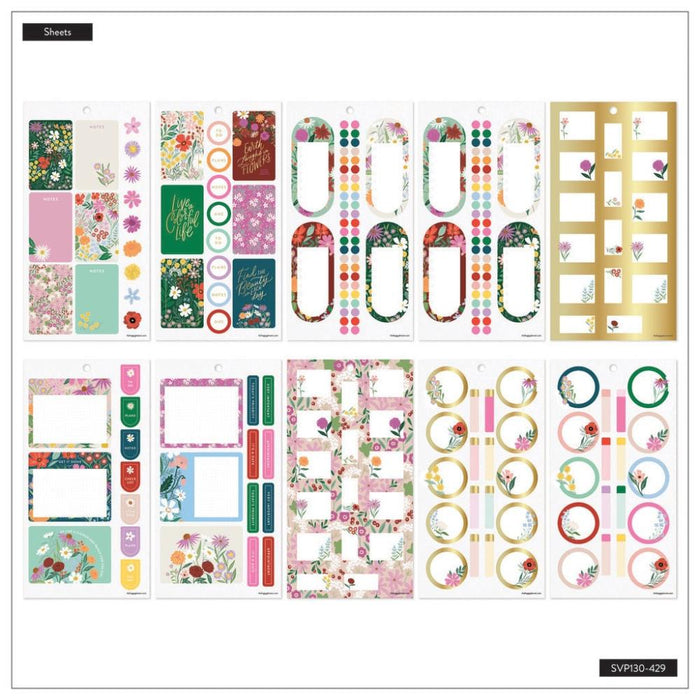 Me & My Big Ideas Happy Planner Sticker Value Pack - Blooming Bouquet