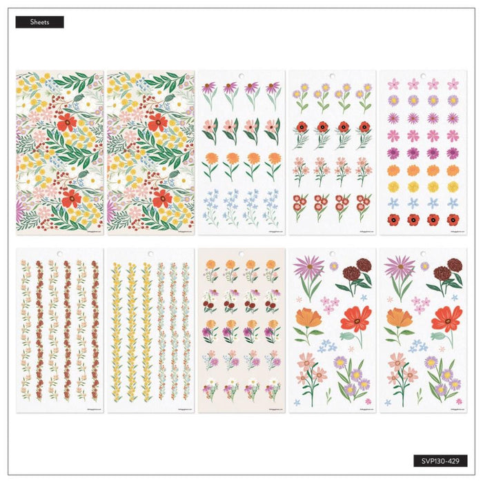 Me & My Big Ideas Happy Planner Sticker Value Pack - Blooming Bouquet