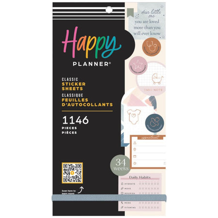 Me & My Big Ideas Happy Planner Sticker Value Pack - Baby On The Way