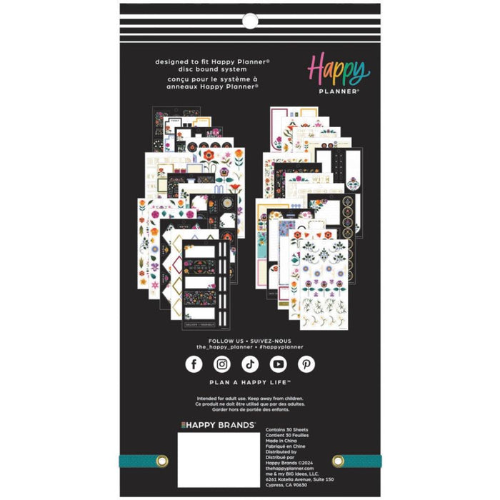 Me & My Big Ideas Happy Planner Sticker Value Pack - Radiant Garden