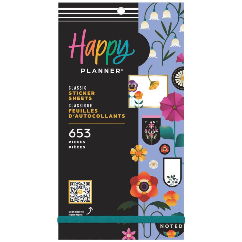 Me & My Big Ideas Happy Planner Sticker Value Pack - Radiant Garden