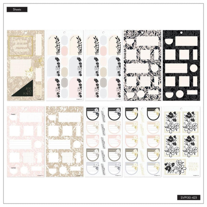 Me & My Big Ideas Happy Planner Sticker Value Pack - Sketchy Florals