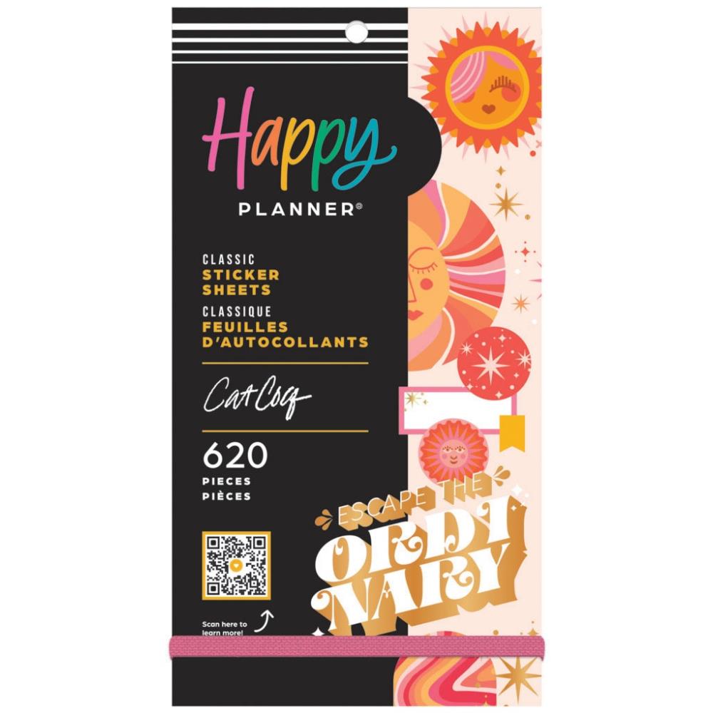 Me & My Big Ideas Happy Planner Sticker Value Pack - Retro Sunset Design