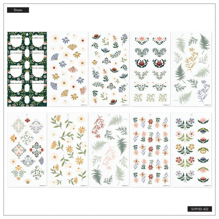 Me & My Big Ideas Happy Planner Sticker Value Pack - Forest Flowers