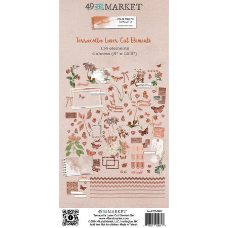 49 & Market Color Swatch Terracotta- Laser Cut Elements