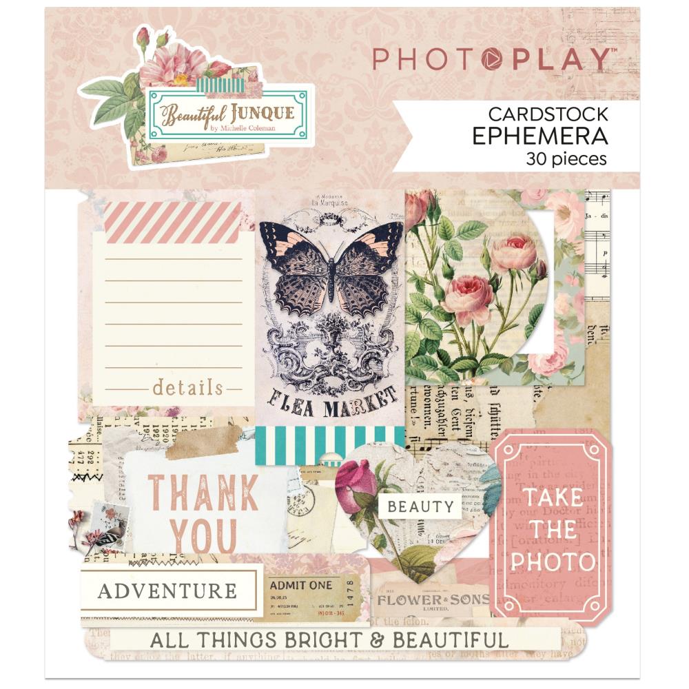 Photoplay Beautiful Junque - Ephemera Die-Cuts