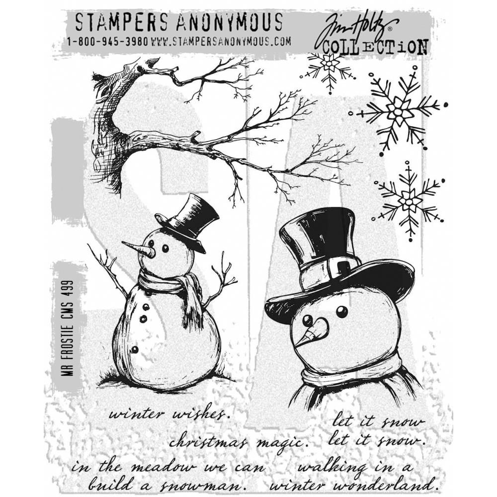 Stampers Anonymous Tim Holtz Collection - Mr Frostie