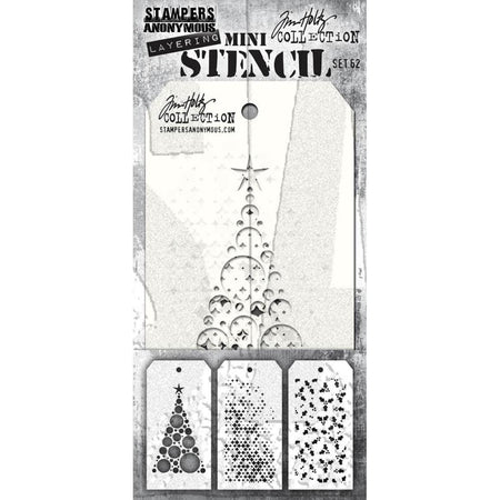 Tim Holtz Mini Layering Stencil - Set 62