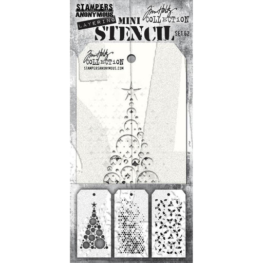 Tim Holtz Mini Layering Stencil - Set 62