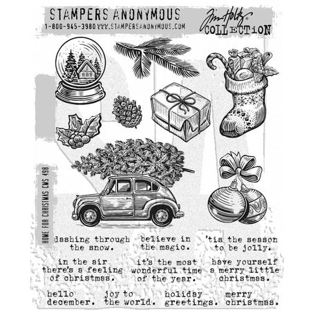 Stampers Anonymous Tim Holtz Collection - Home For Christmas