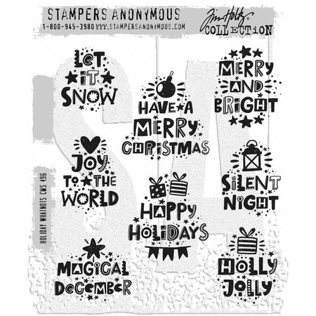 Stampers Anonymous Tim Holtz Collection - Holiday Whatnots