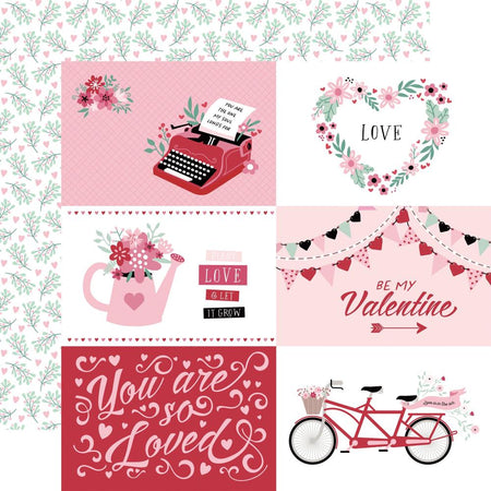 Echo Park Valentine's Day - 6x4 Journaling Cards