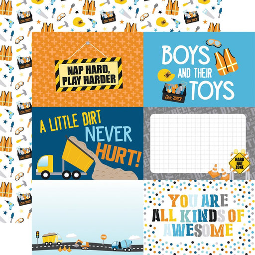 Echo Park Little Builder - 6x4 Journaling Cards