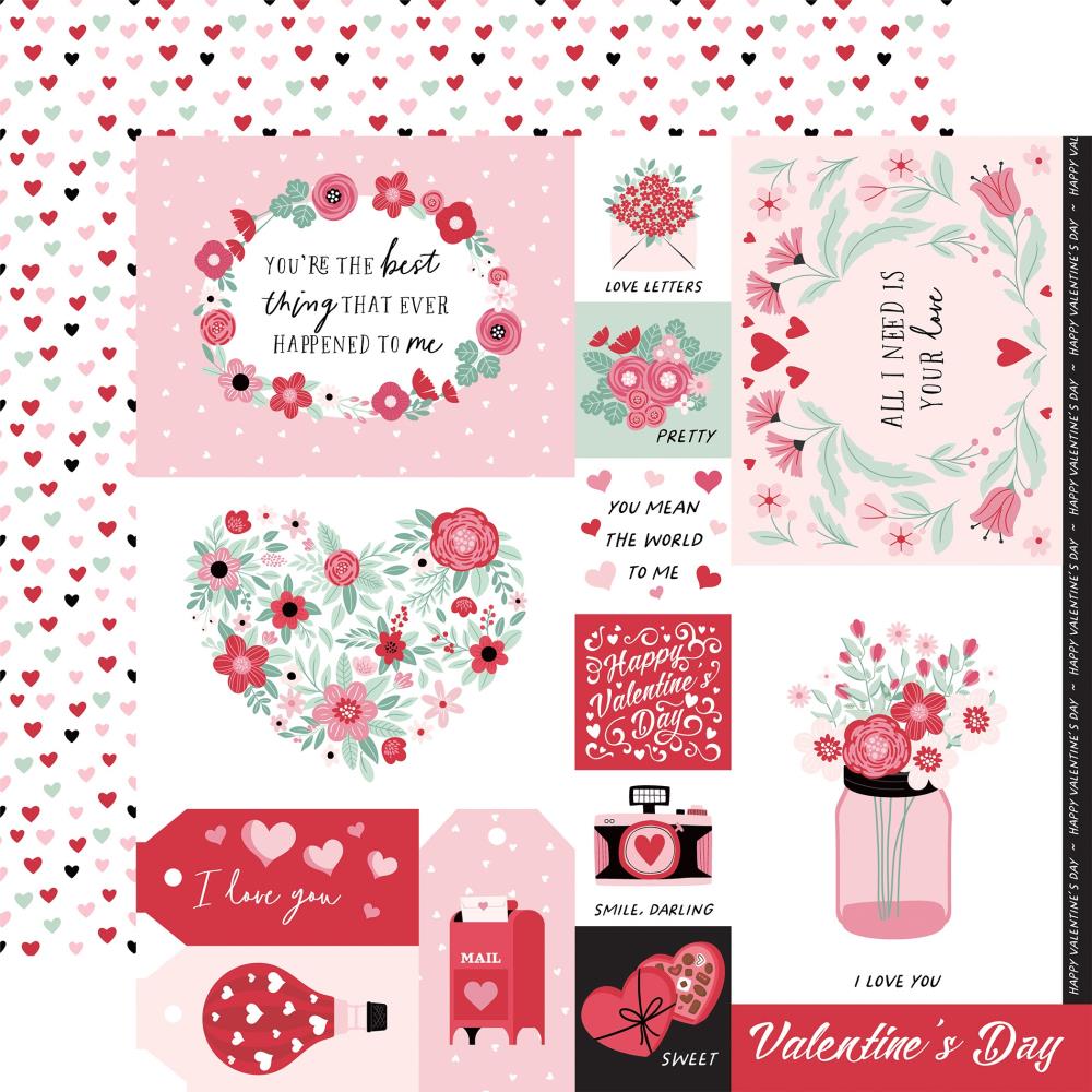 Echo Park Valentine's Day - Multi Journaling Cards