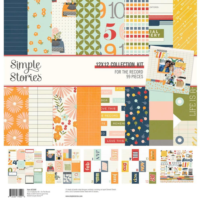 Simple Stories For The Record - 12x12 Collection Kit