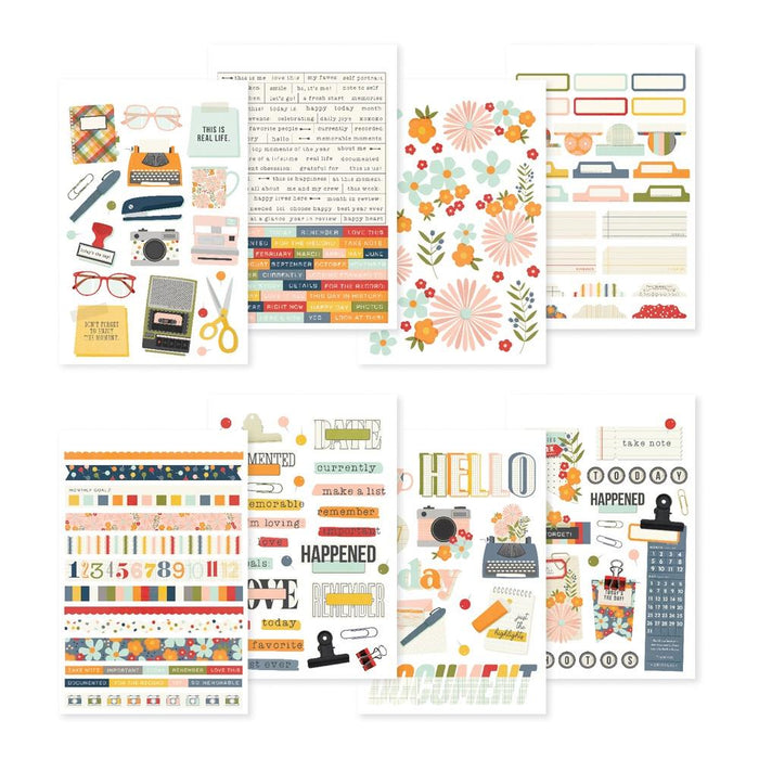 Simple Stories For The Record - Sticker Book