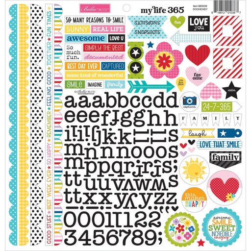 Bella Blvd My Life 365 - Doohickey Cardstock Stickers