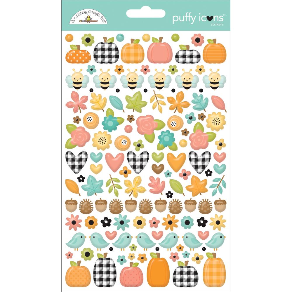 Doodlebug Design Farmhouse - Puffy Icon Stickers