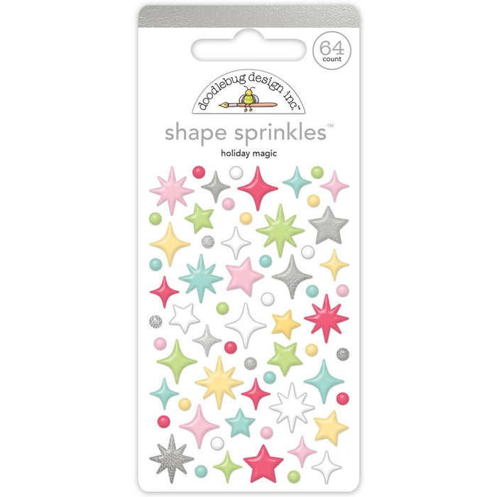 Doodlebug Design Tinsel Time - Holiday Magic Shape Sprinkles