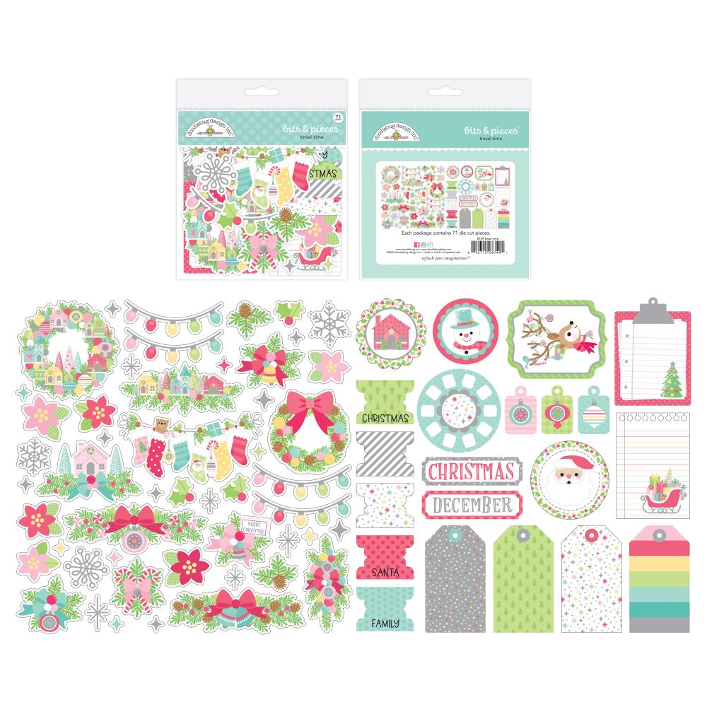 Doodlebug Design Tinsel Time - Bits & Pieces