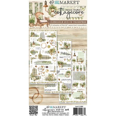 49 & Market Cottagecore - Blendable Rub On Transfer Sheet