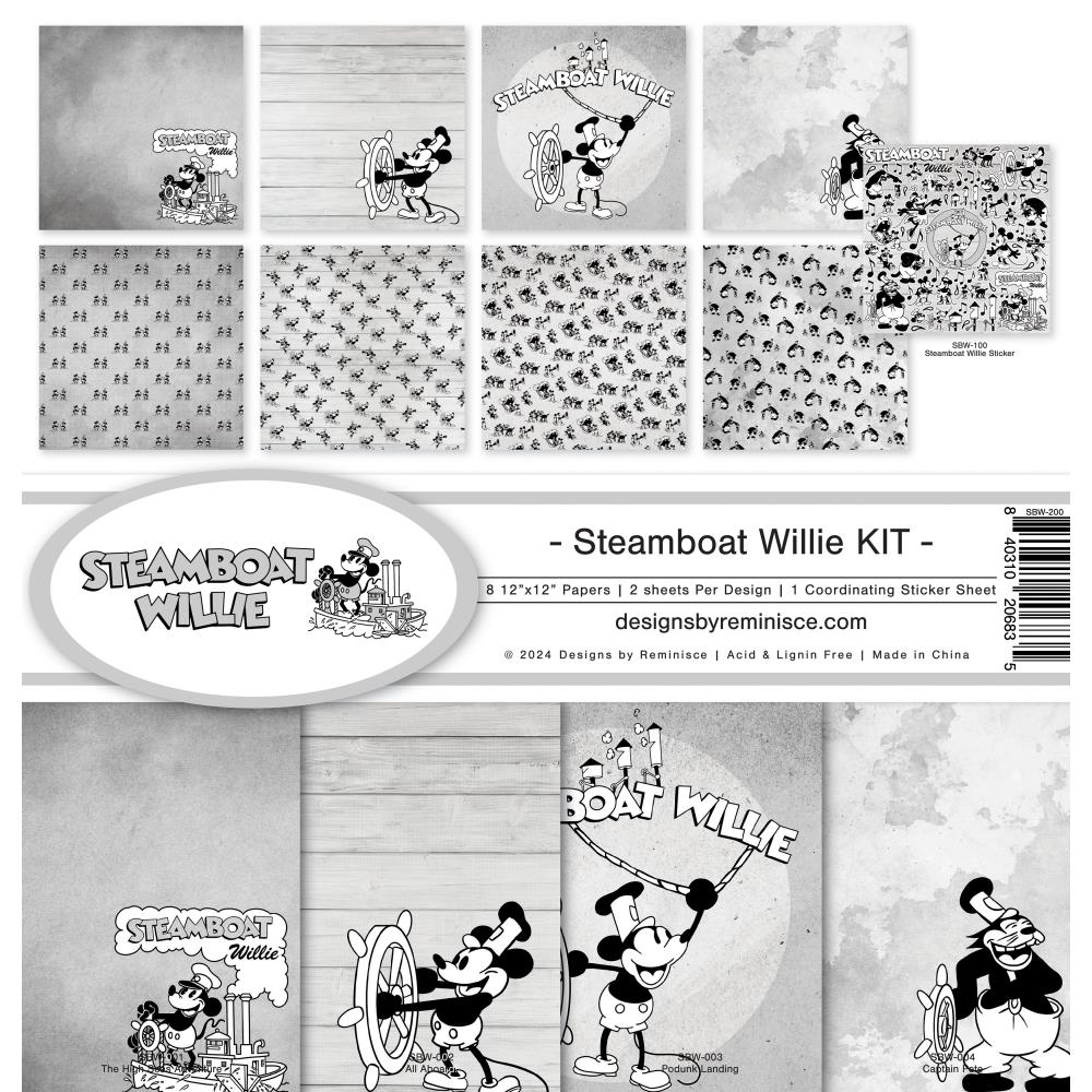 Reminisce Steamboat Willie - Collection Kit