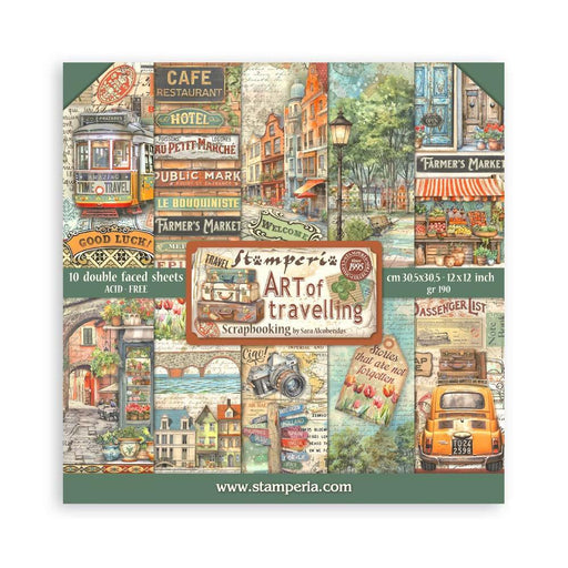 Stamperia Art Of Travelling - 12x12 Paper Pack