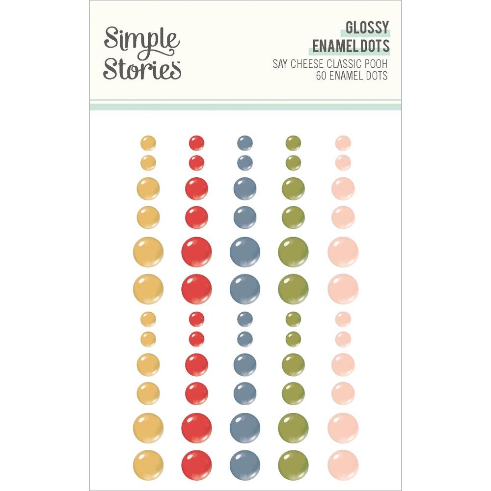 Simple Stories Say Cheese Classic Pooh - Enamel Dots