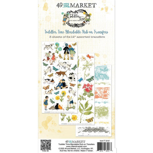 49 & Market Toddler Time - Blendable Rub-On Transfer Set