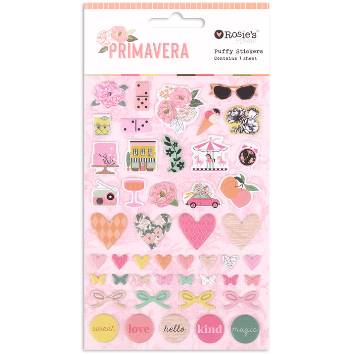 Rosie's Studio Primavera - Puffy Motif Stickers