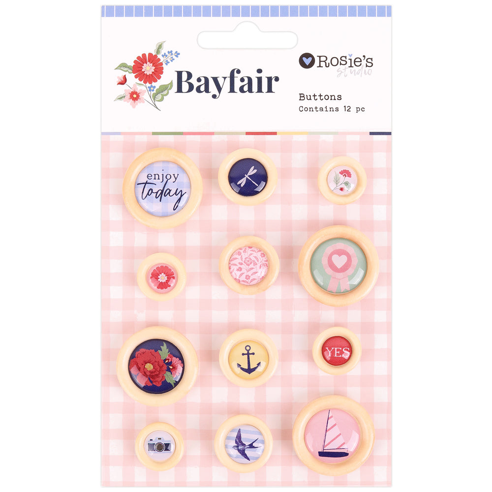 Rosies Studio Bayfair - Button Embellishments