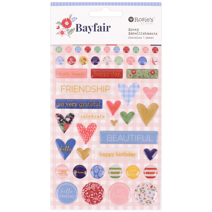 Rosie's Studio Bayfair - Epoxy Stickers