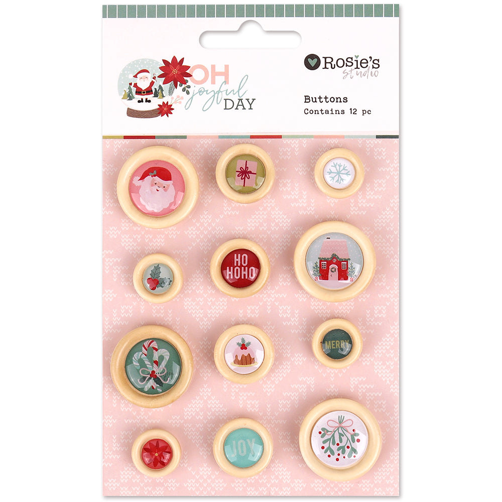 Rosie's Studio Oh Joyful Day - Button Embellishments