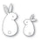 Poppystamps Die - Thoughtful Bunny Duo