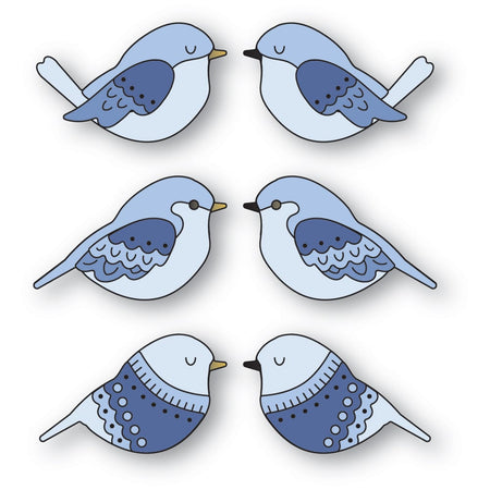 Poppystamps Die - Nordic Bird Bunch