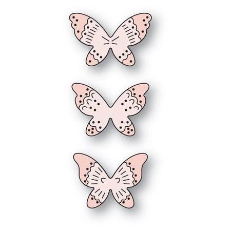 Poppystamps Die - Nordic Butterfly Trio