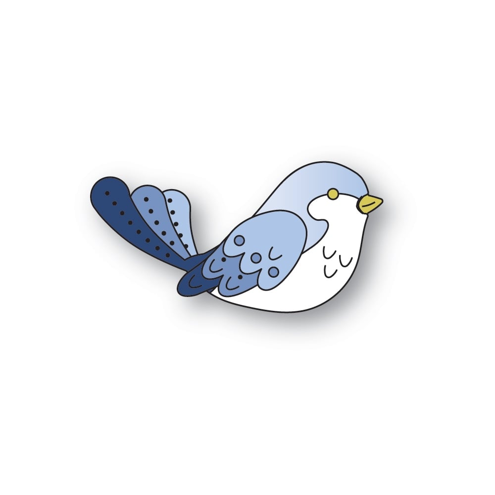 Poppystamps Die - Nordic Plumed Bird