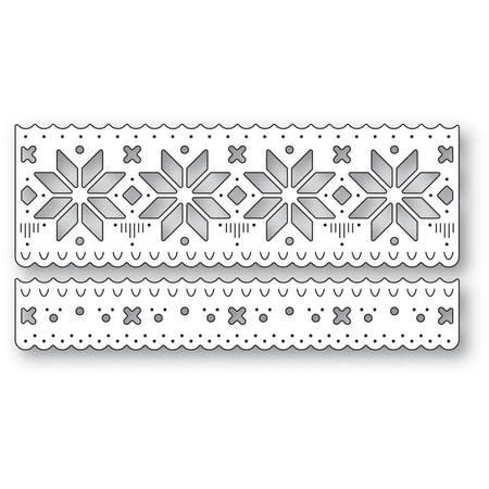 Poppystamps Die - Nordic Wintertide Border Set