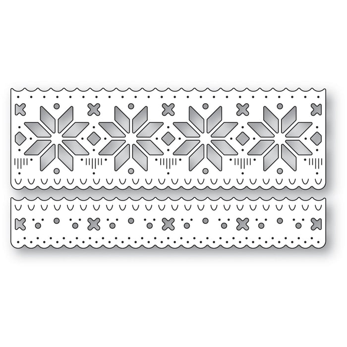 Poppystamps Die - Nordic Wintertide Border Set