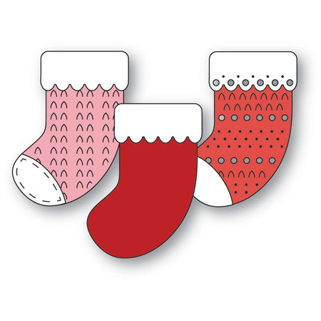 Poppystamps Die - Nordic Stockings