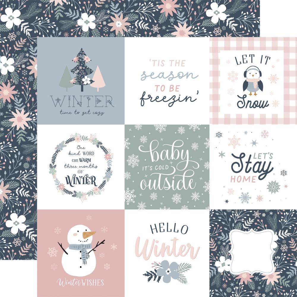 Echo Park Winterland - 4x4 Journaling Cards