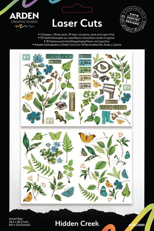 Arden Creative Studio Hidden Creek - Laser Cuts