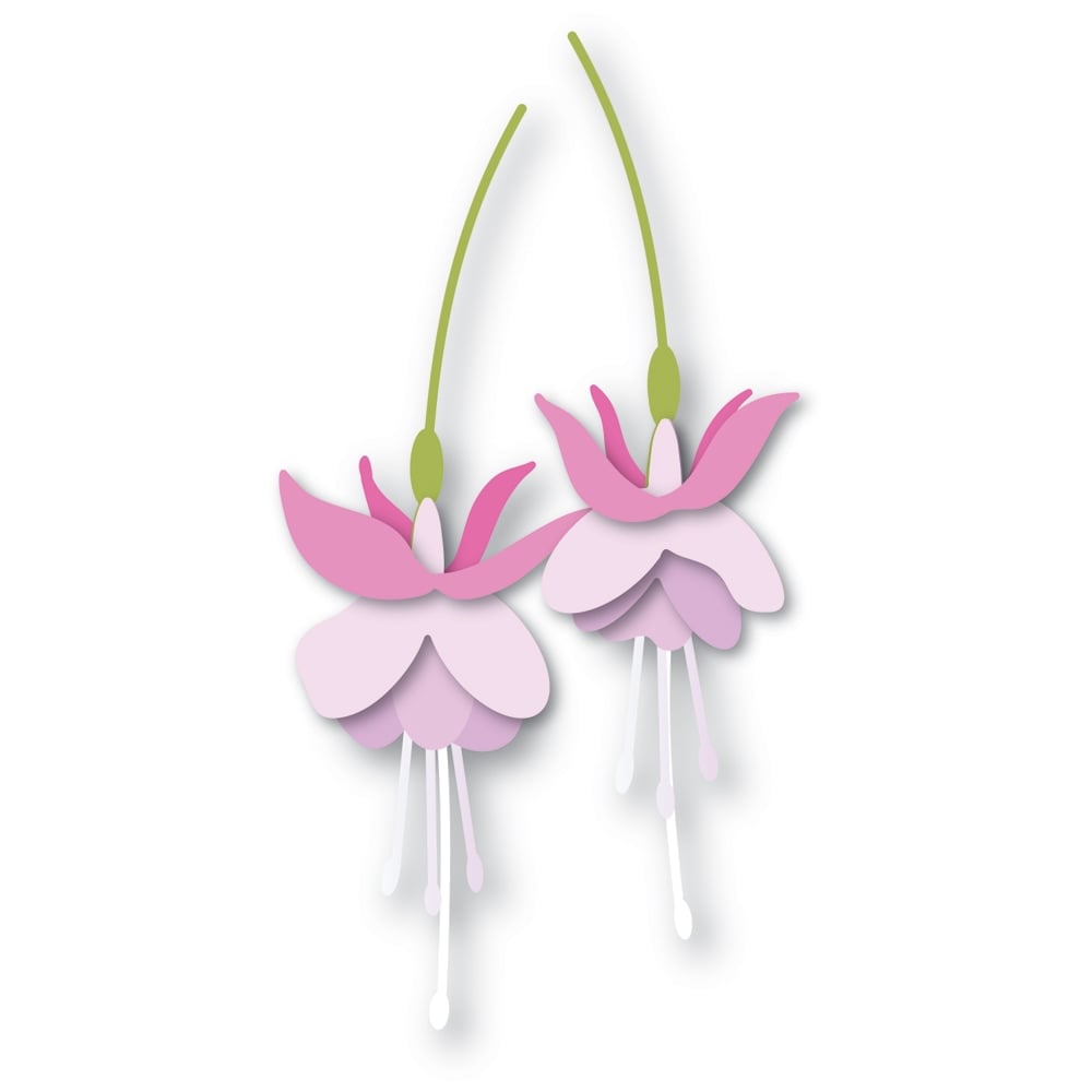 Memory Box Die - Fuchsia Bud Duo