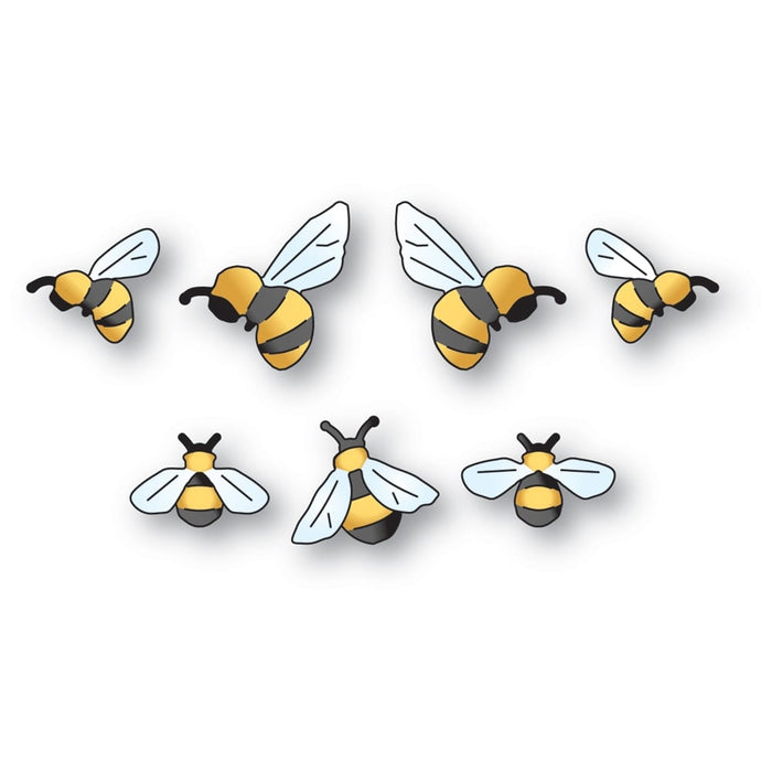 Memory Box Die - Buzzing Bumblebees