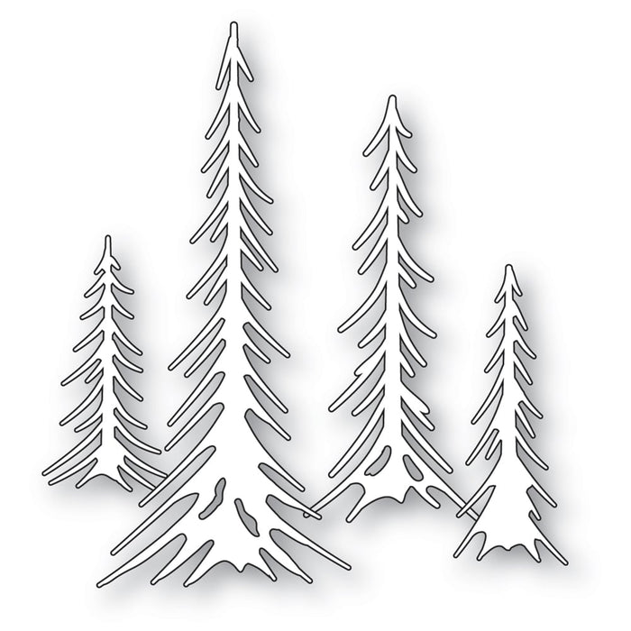 Memory Box Die - Slender Pine Trees