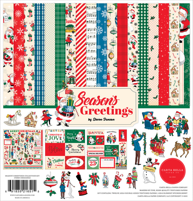 Carta Bella Season's Greetings - 12x12 Collection Kit